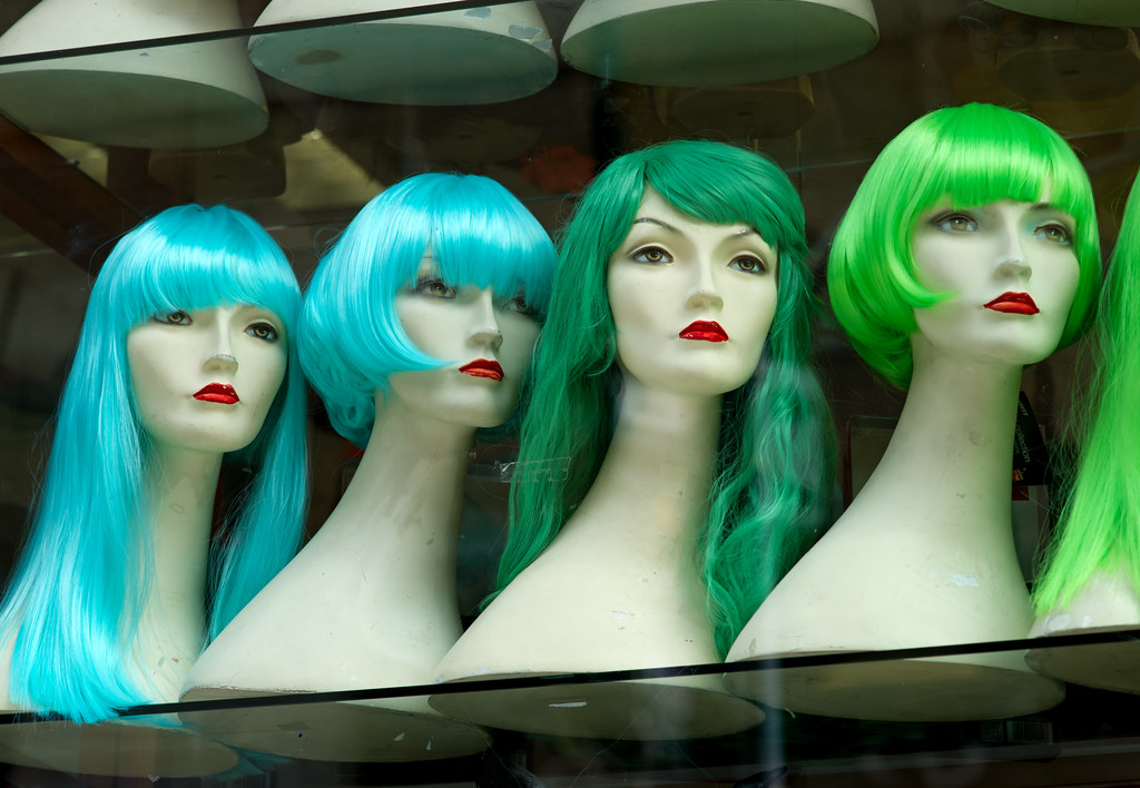 Not Just an Emerald Isle Wig shop in Dublin. hogsvilleBrit Flickr