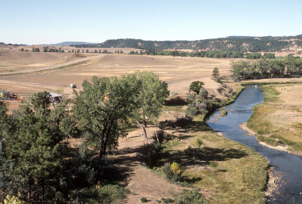 Belle Fourche River, Route 24, WY (1985) a photo on Flickriver