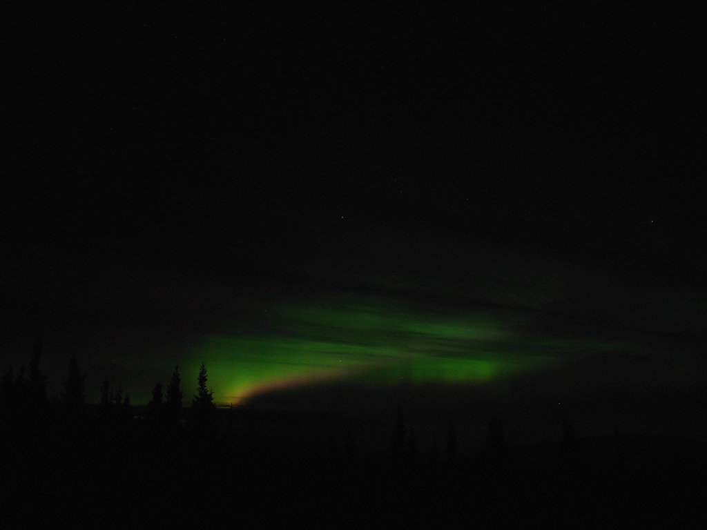 IMG_4878 Northern lights over Otto Lake, Healy Alaska. Daniel Rice