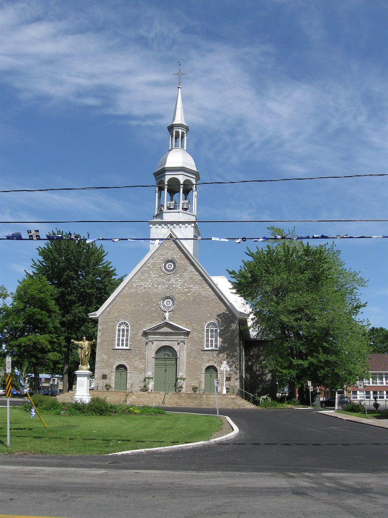 SainteFamille de Boucherville Church, outside Located in … Flickr