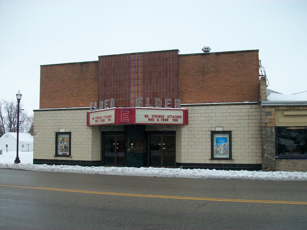 Elder theatre, Jackson Center, Ohio Opened in late 1942. Mark Flickr