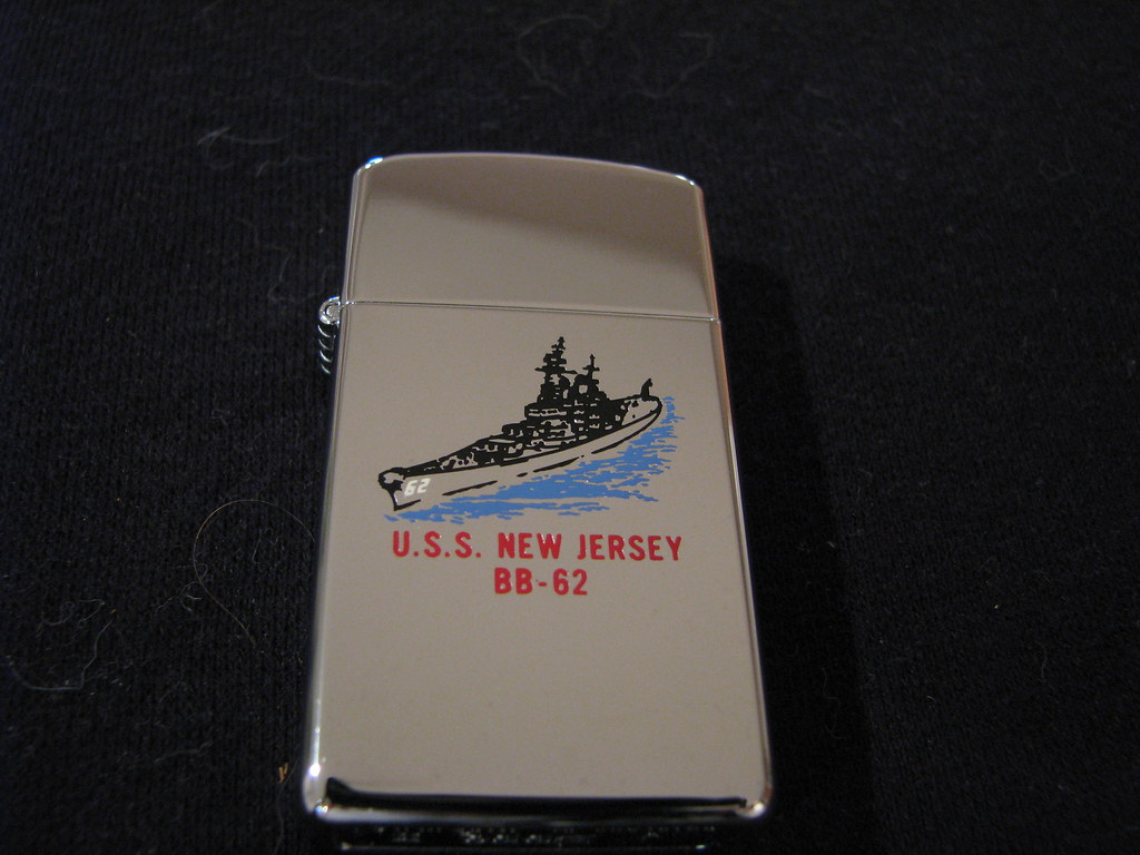 USS New Jersey Picture of a Navy Zippo lighter from the US… Flickr