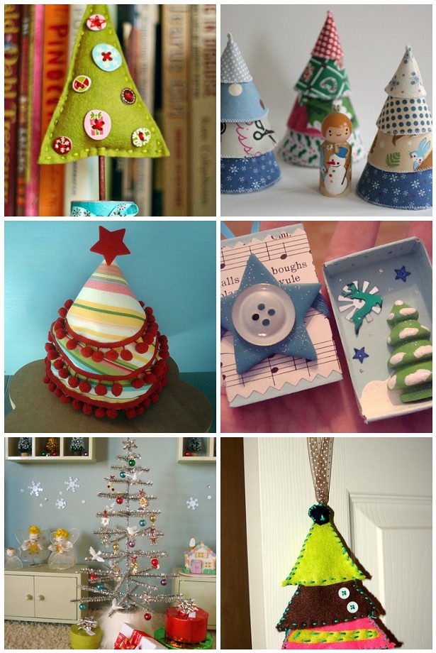 Crafty Christmas Tree Roundup 1. O, little felt Christmas … Flickr
