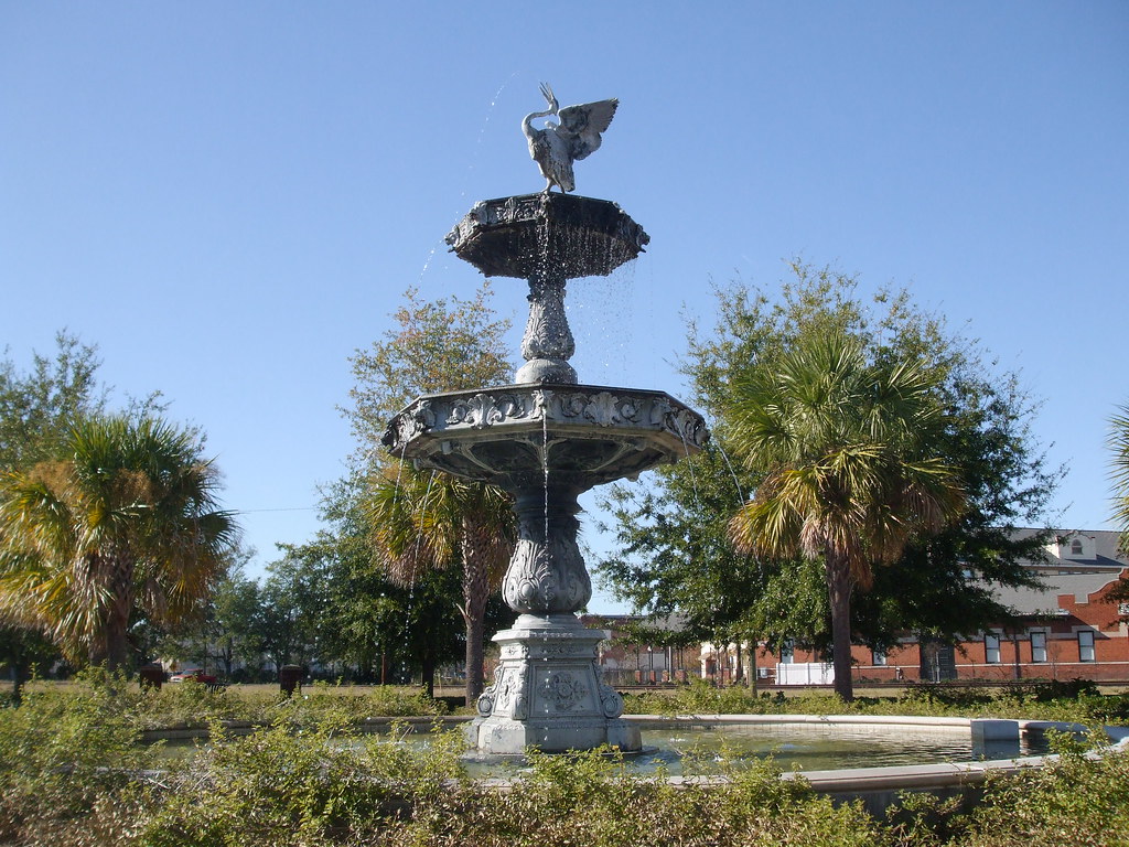 Plant Park Fountain The fountain at Plant Park, Waycross, … Sandi Aldridge Flickr