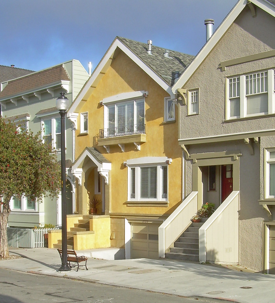 Row House San Francisco, California. David Sawyer Flickr