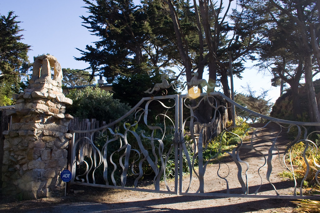 Gates of John's Carmel house John Denver's last home in Ca… Flickr