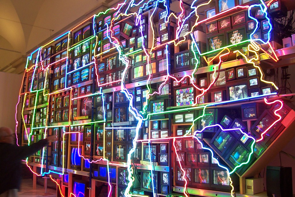 Electronic Superhighway by Nam June Paik DC Smithsonian Na… Flickr