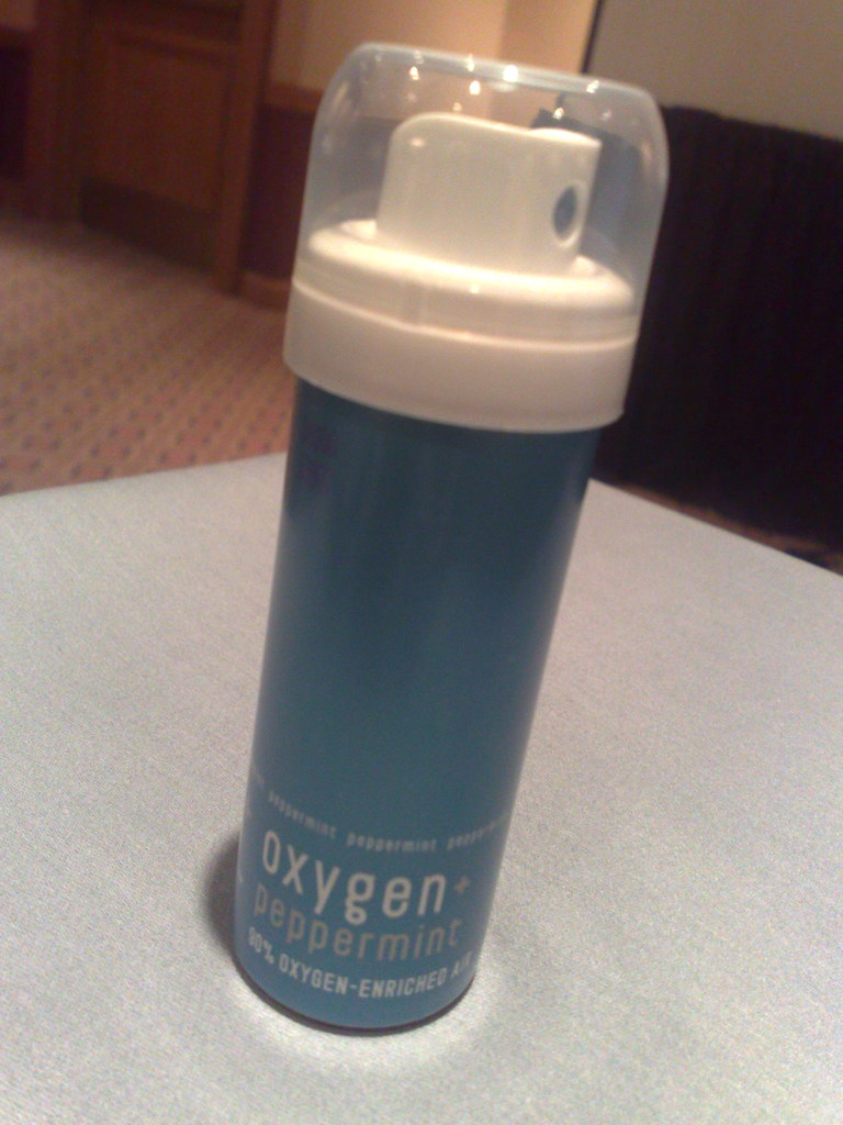 Oxygen is provided at the Thin Air Summit in Denver Flickr