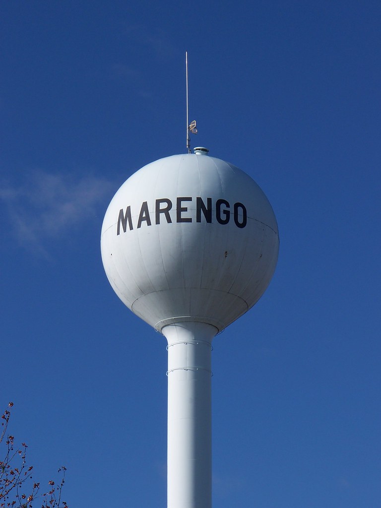 OH Marengo Water Tower Water tower in Marengo, Ohio. Flickr