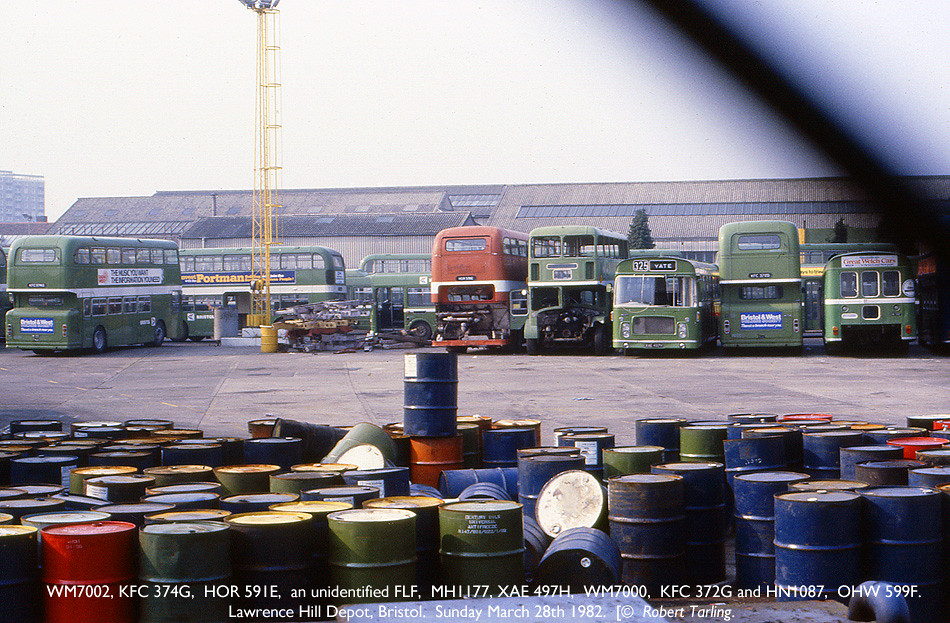 Lawrence Hill Depot, Bristol, withdrawn and stored buses, … Flickr