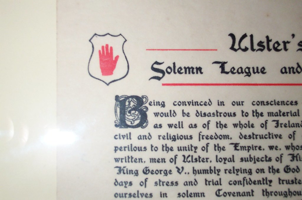 Ulster's Solemn League and Covenant, 1912 Red Hand of Ulst… Mark