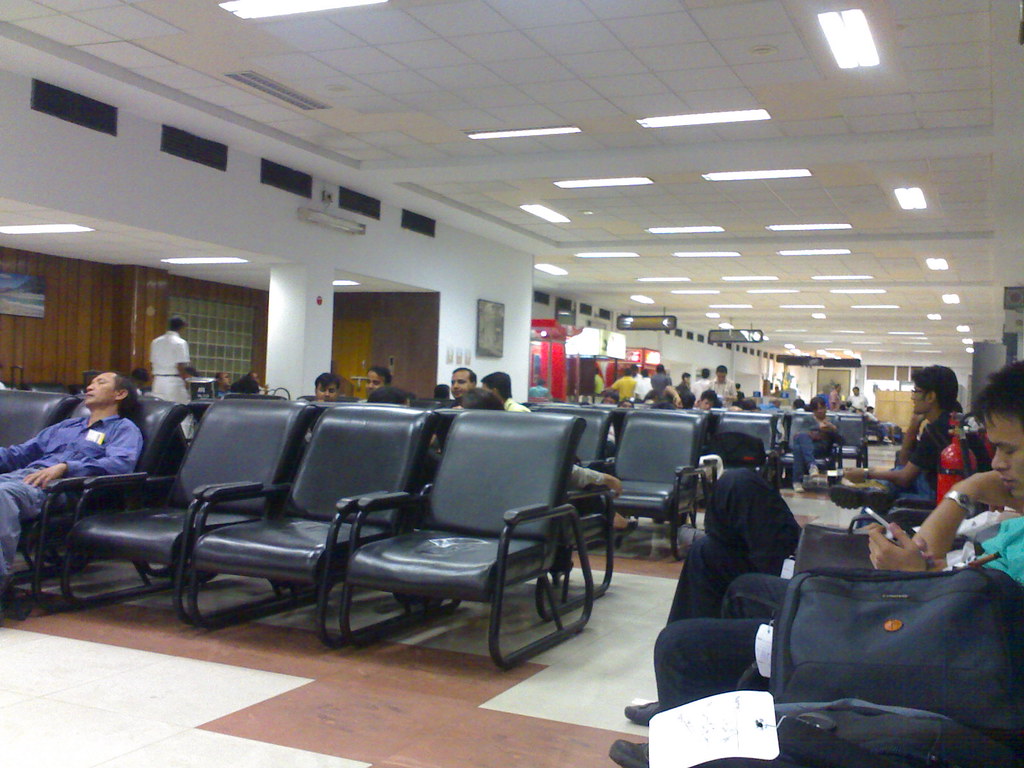 Kolkata International Airport Lounge!! Needs to be more so… Flickr