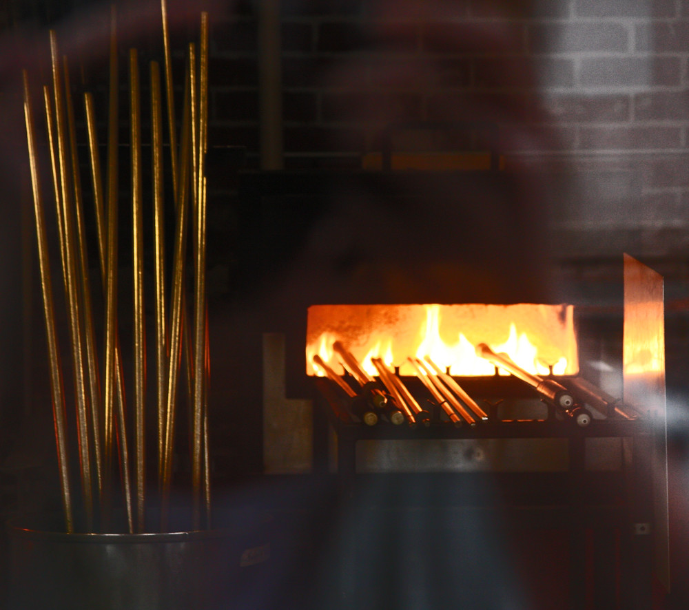 irons in the fire Firehouse Glass, Vancouver WA, 8/7/2008 jill