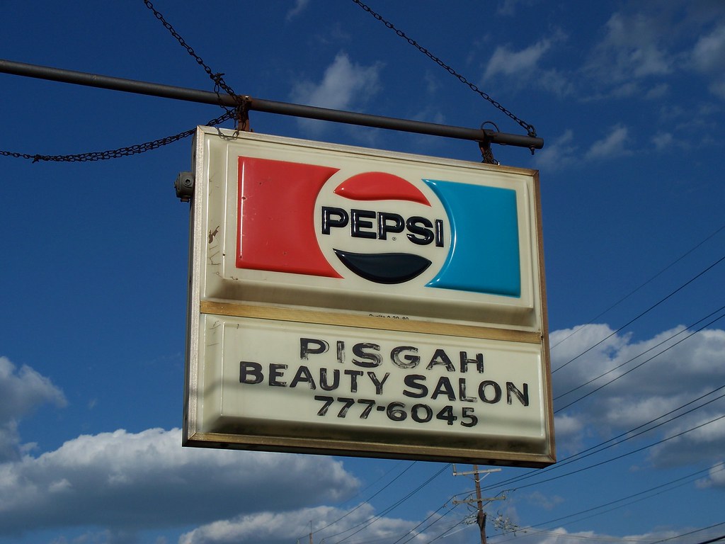 OH Pisgah Pisgah Beauty Salon Pepsi sign for the Pisgah … Flickr