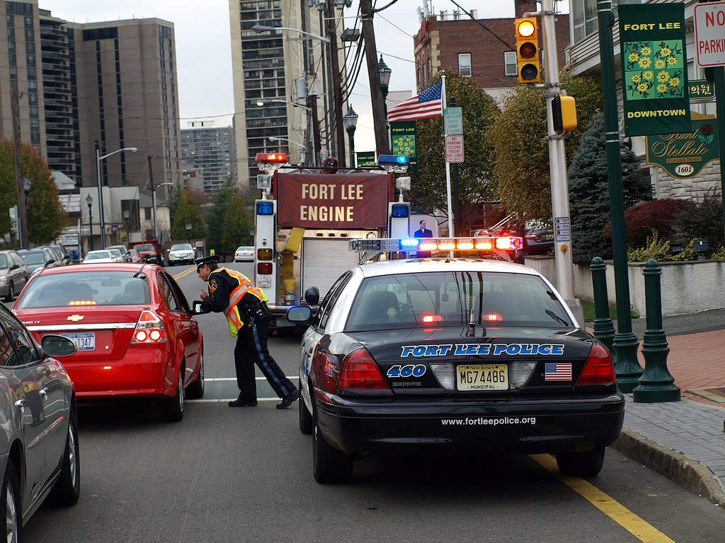 Fort Lee Traffic Officer and Police Car, New Jersey Flickr