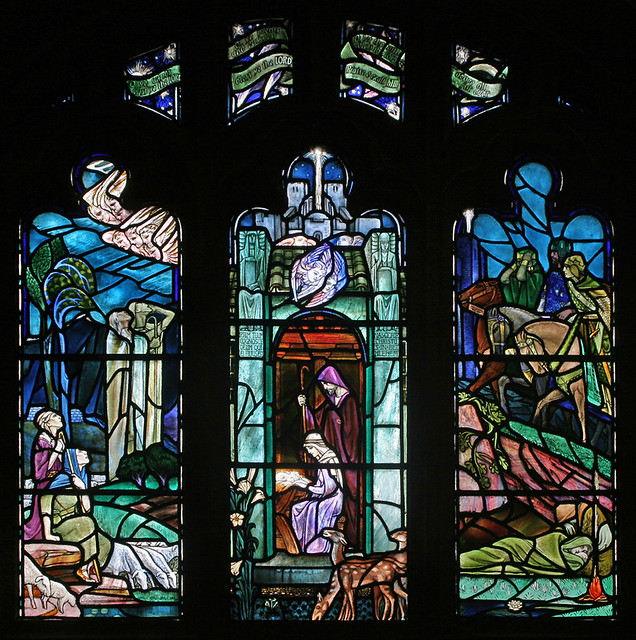 Nativity, Westminster College, Cambridge Stained glass in … Flickr