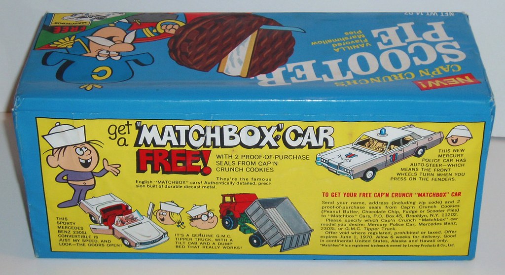Cap'n Crunch Scooter Pie box 1970 Dan Goodsell Flickr