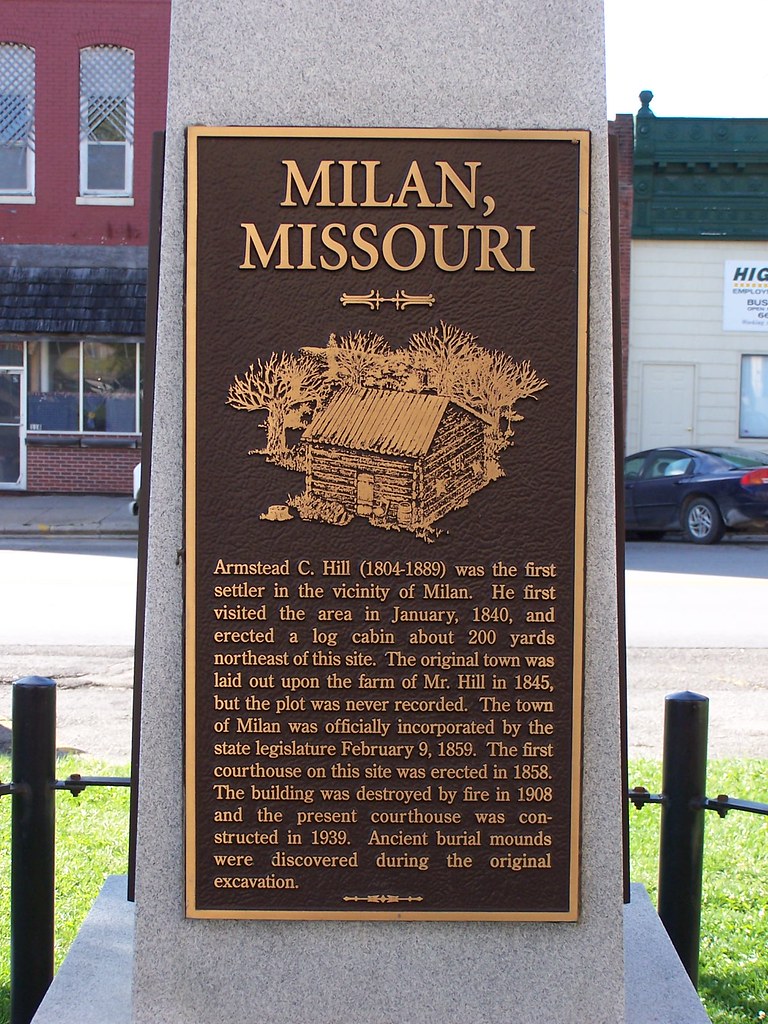 Milan Missouri Historical Marker J. Stephen Conn Flickr