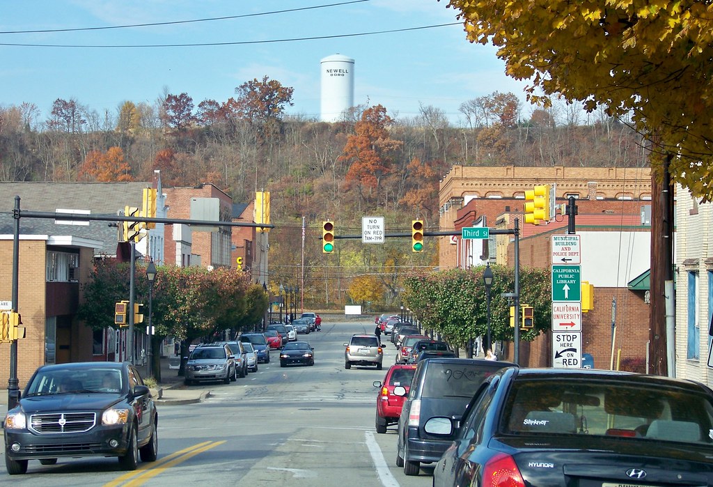 California, PA Looking down Wood St. in California, PA Jon Dawson