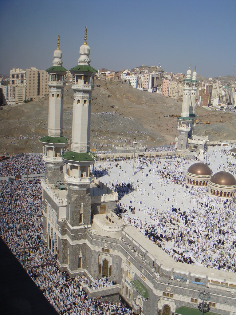Hajj 2008 AlHaram Mosque at the start of Hajj Al