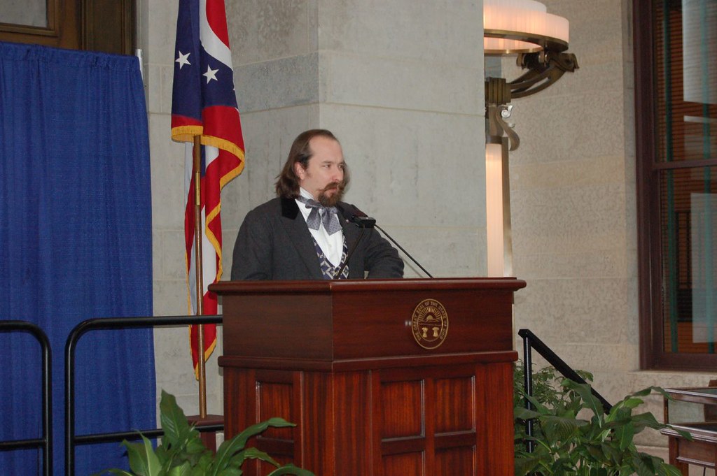 Nathan Kelley at Statehood Day A reenactor portrays Nathan… Flickr