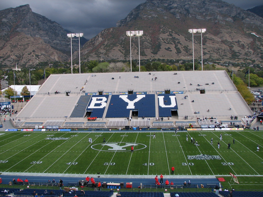 Lavell Edwards Stadium, Provo Utah BYU's football stadium,… Flickr