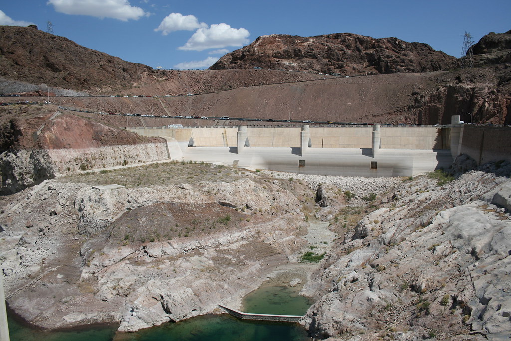 NE side of Hoover Dam It's pretty dry Matt Kotich Flickr