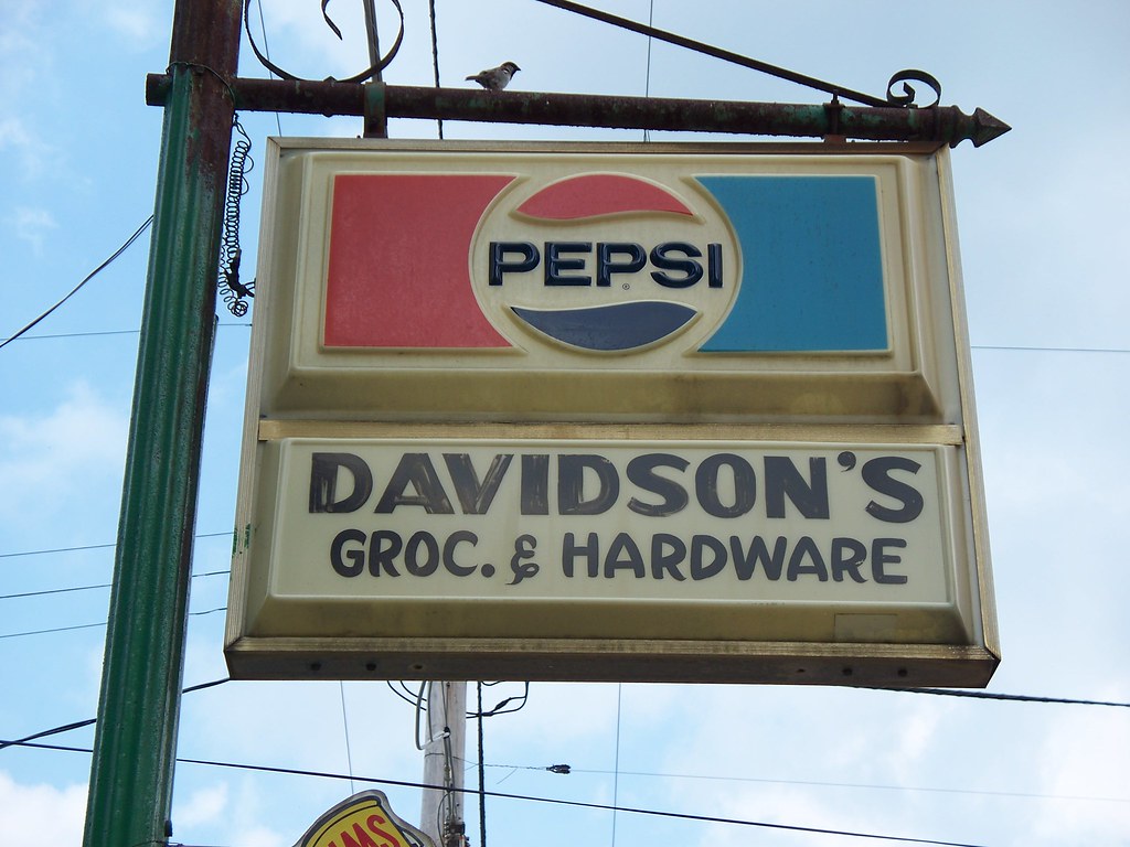 OH Bladensburg Davidson's Pepsi sign for Davidson's Groc… Flickr