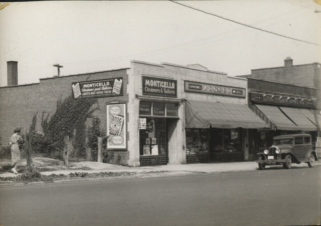 Noble Road near Monticello Boulevard Sepia toned photograp… Flickr