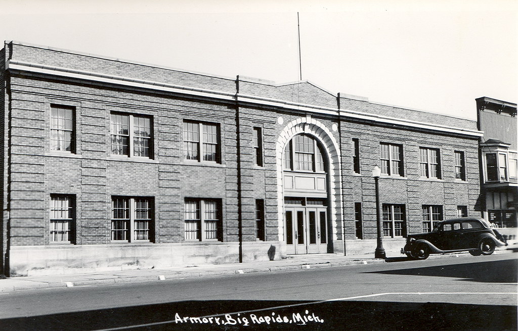 Big Rapids MI late 1930s view of the Mecosta County Big Ra… Flickr