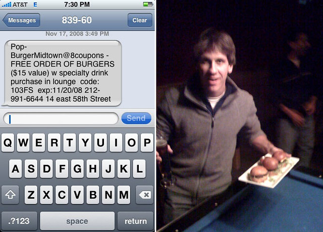 I lost my mobile couponing virginity tonight at this LBS S… Flickr