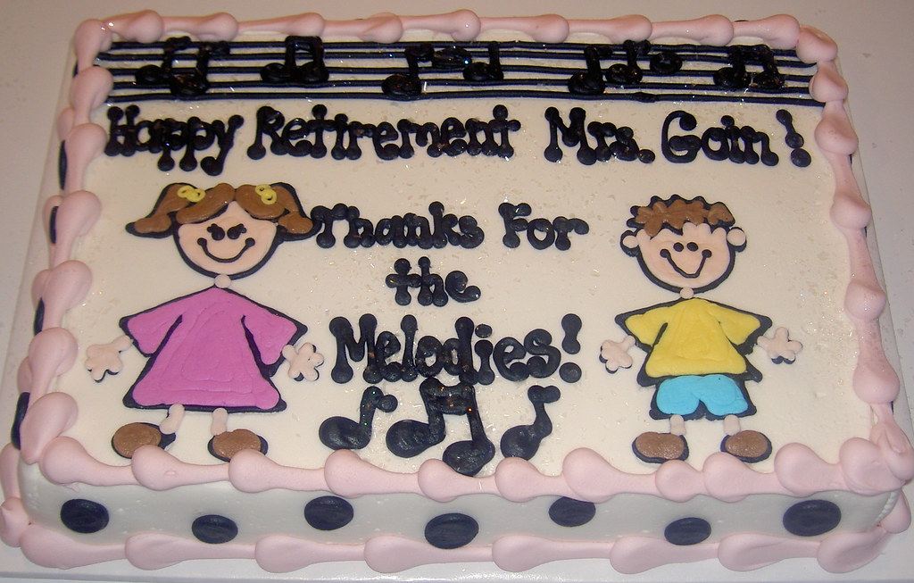 Music Teacher Retirement Stacey's Sweets Flickr