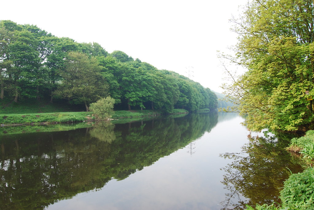 Brighouse May 2008 River Calder at Brookfoot Mike Halliwell Flickr