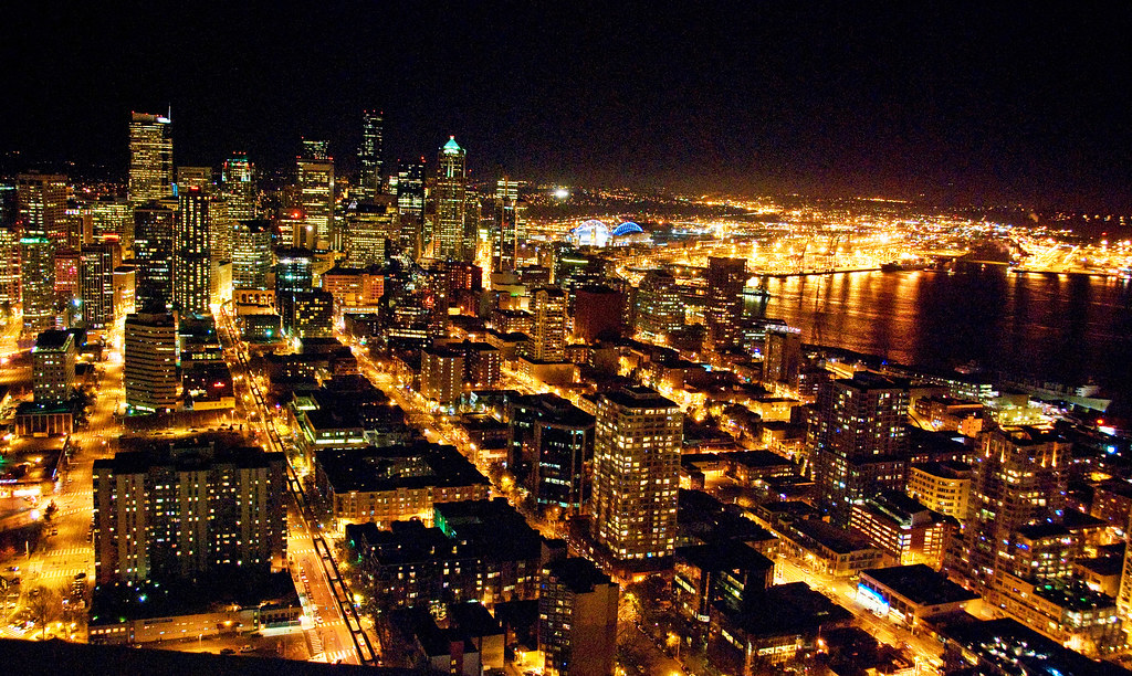 Seattle night EXPLORE December 30, 2008 (385) Seattle d… Flickr