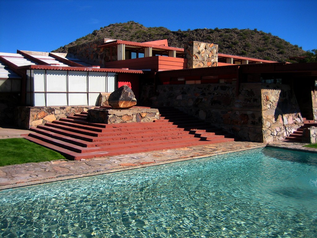 IMG_1417 Frank Lloyd Wright's home in Scottsdale, Az Began… Flickr