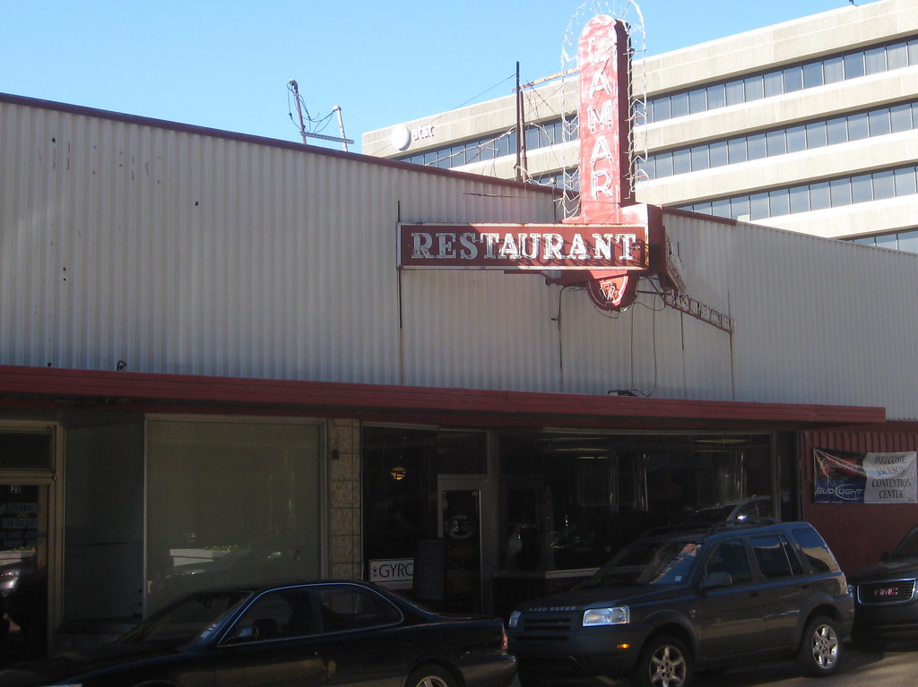 Lamar Restaurant Downtown Jackson has a lot of great neon … Flickr