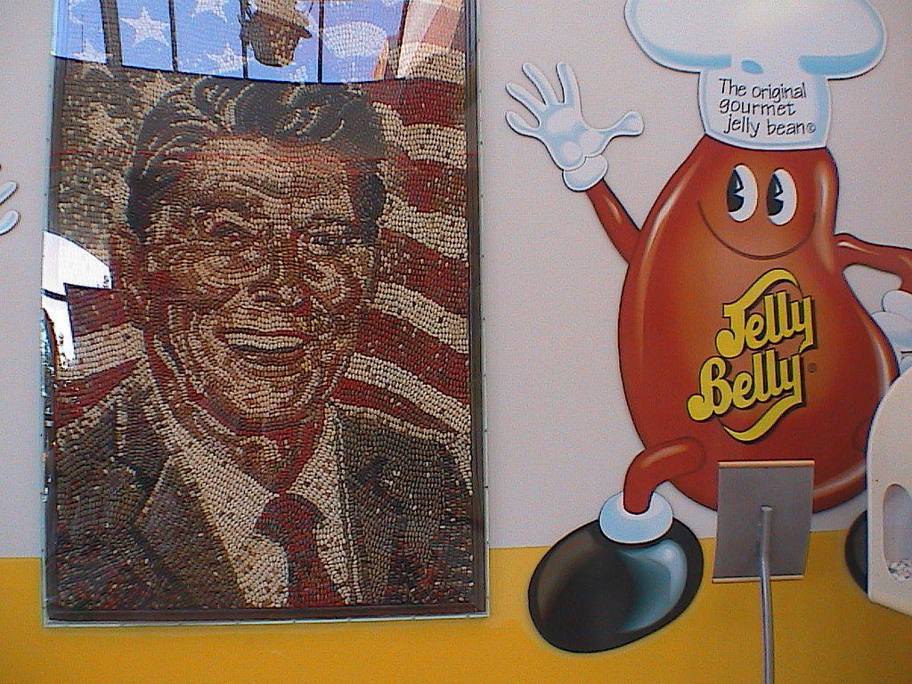 Ronald Reagan made of Jelly Belly jelly beans a photo on Flickriver