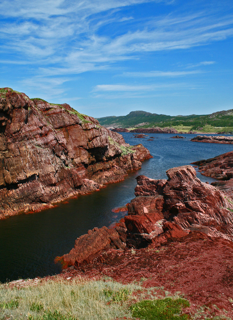 The Tickle Coast The red coastline of Tickle Cove, Newfoun… Product