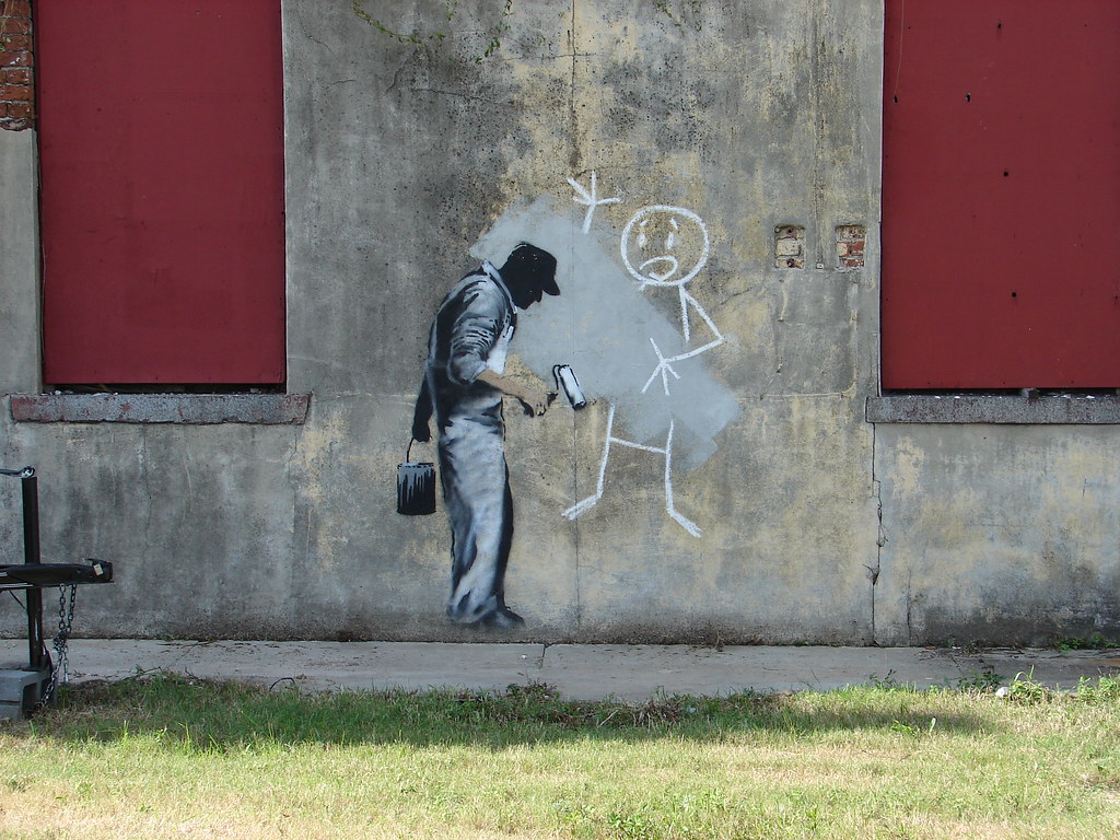 Banksy Art in New Orleans Mark Gstohl Flickr