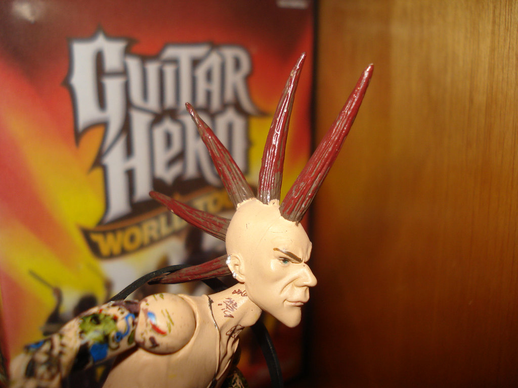 Guitar Hero Johnny Napalm´s mohawk Johnny Napalm. Guitar… Flickr