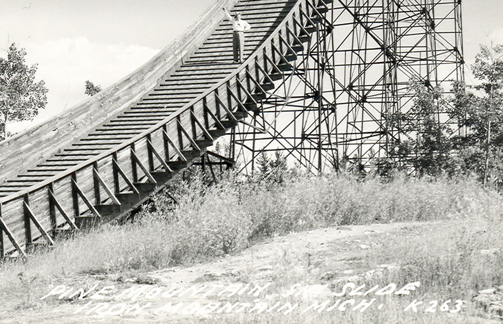 Iron Mountain MI UP Famous Olympic Ski Jump Slide Summer V… Flickr