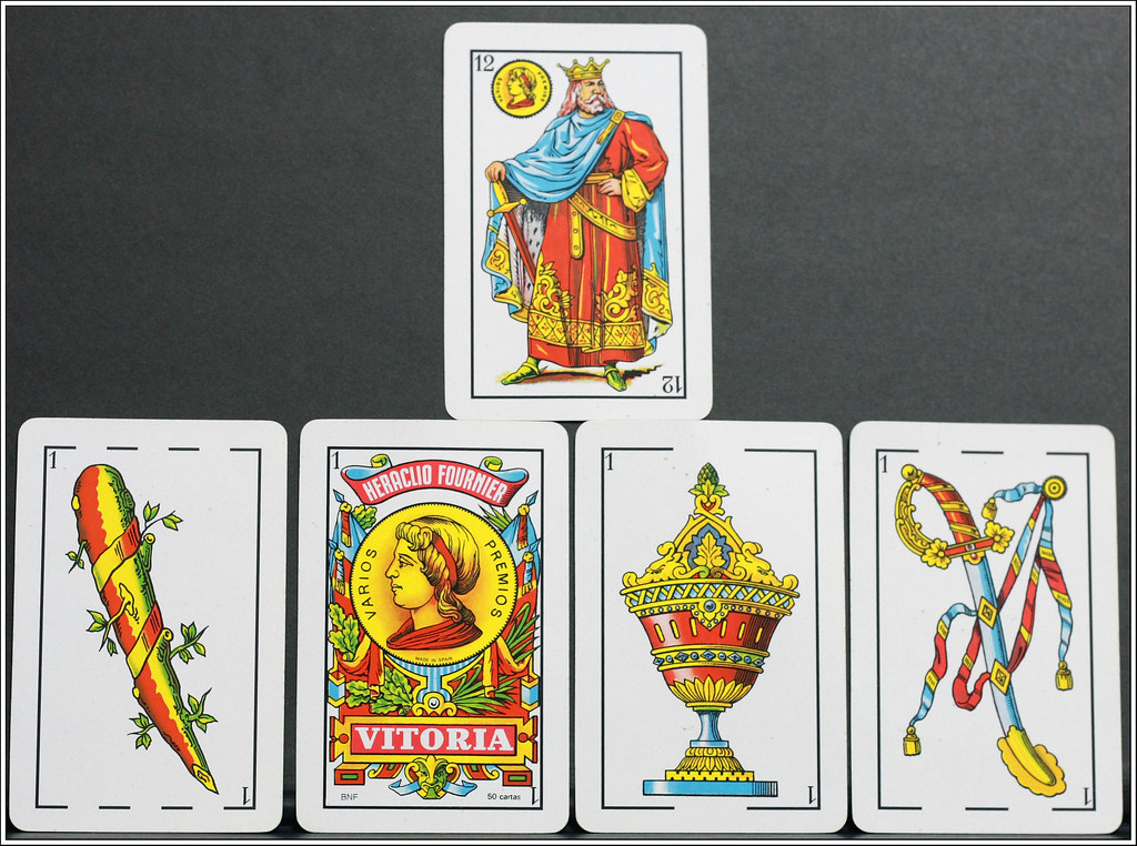 four aces and a king Baraja española,.... Famosa como ella