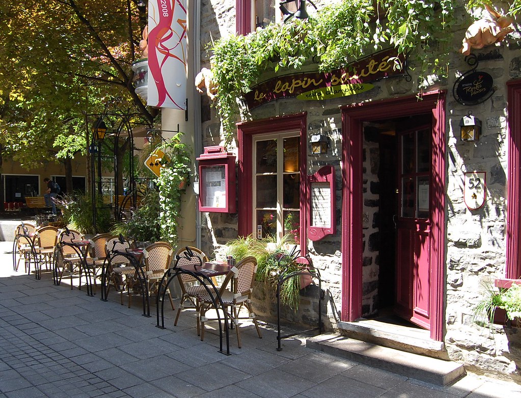 Le Lapin Saute Quebec City one day i'm going to sit at
