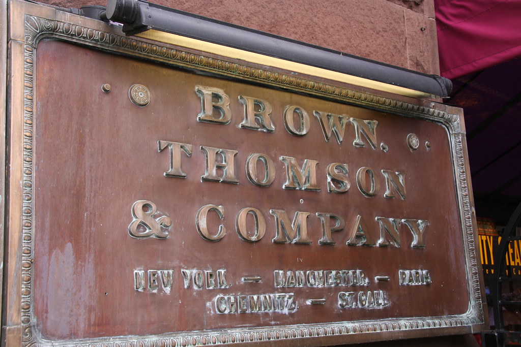 Brown, Thomson Store Plaque Chris Pesotski Flickr