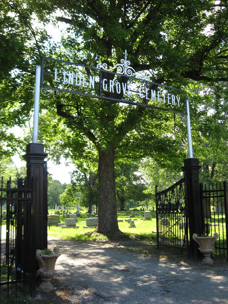 Gate of Linden Grove Cemetery a photo on Flickriver
