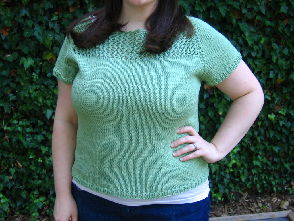 Green Gable Green Gable sweater, knit in Brown Sheep Cotto… Flickr