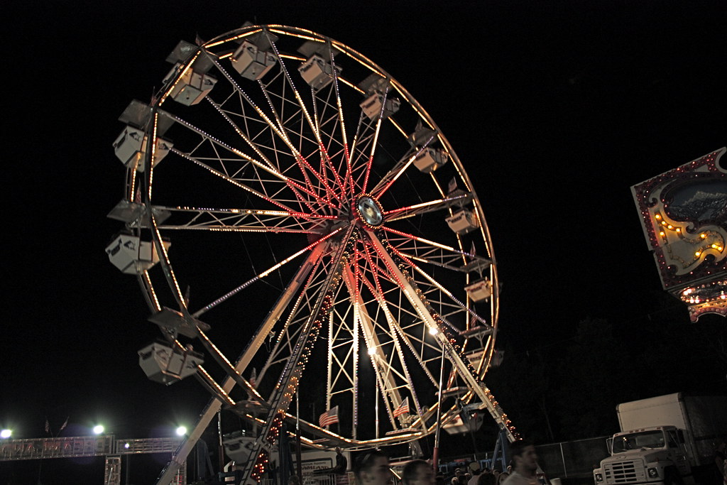 Caledonia County Fair 2008 721 The Midway. Ferris wheel … Flickr