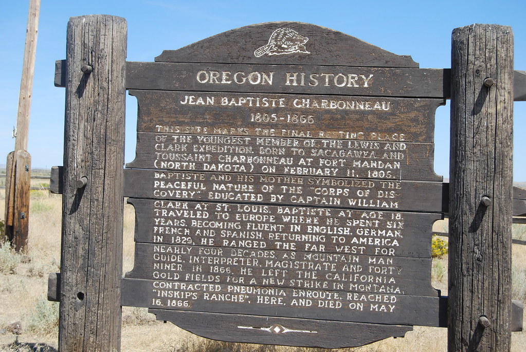Jean Bartiste Charbonneau History Sign describing the hist… Flickr