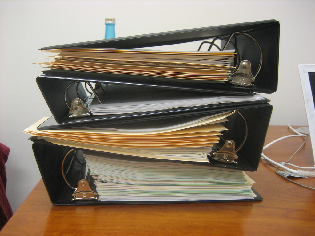 (from top to bottom) teaching binder, intro binder, servi… Flickr