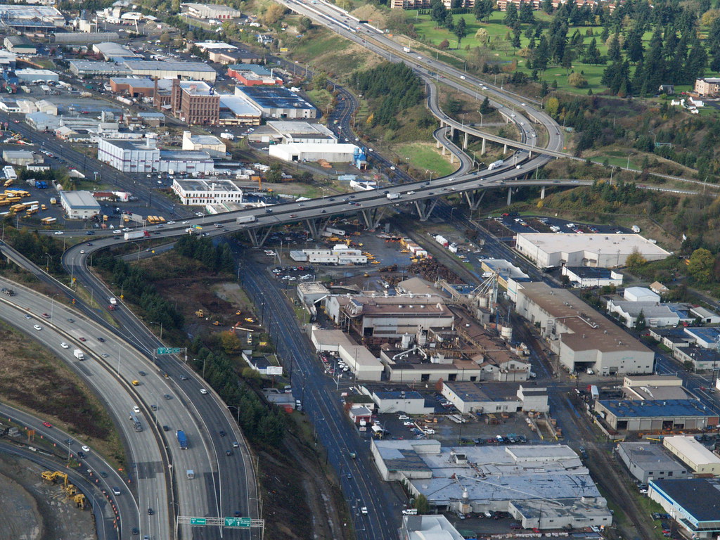 Aerial photo of the existing Nalley Valley viaduct in Taco… Flickr